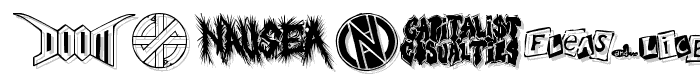 punk rawk dingbatz font